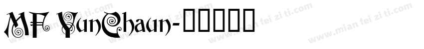 MF YunChaun字体转换